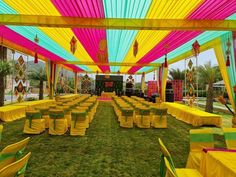 Tent Decoration ideas for Wedding Outdoor Day Wedding Decor, Wedding Lawn Decorations Indian, Wedding Home Decoration Indian, Tent Decorating Ideas Wedding, Marriage Decoration Ideas, Tent Wedding Decorations, Wedding Tent Decor, Decoration Ideas For Wedding, Stage Decoration Photos