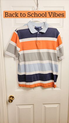 Campus Classic - Bugle Boy Striped Shirt for Back to School! 🍁👔 Combine comfort and style with this versatile and iconic back to school wardrobe piece. #CampusClassic #VintageMensStyle #BackToSchoolWear #vintageoutfits #vintageaestheticoutfits #vintagefashionoutfits #vintageoutfits90s #vintageclothingaesthetic #vintageoutfitideas #vintagetshirt #vintagefashionaestheticfashion #vintageaestheticclothing #vintagefashion #vintageaestheticretro Casual Striped Short Sleeve Polo Shirt, Cotton Polo Shirt With Vertical Stripes, Cotton Short Sleeve Polo Shirt With Vertical Stripes, Casual Short Sleeve Striped Polo Shirt, Casual Short Sleeve Polo Shirt With Stripes, Casual Horizontal Stripe Short Sleeve Polo Shirt, Casual Short Sleeve Polo Shirt With Horizontal Stripes, Striped Relaxed Fit Short Sleeve Polo Shirt, Blue Cotton Polo Shirt With Horizontal Stripes