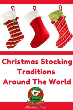 Christmas stocking traditions around the world - by Elf By Stealth. International Christmas, Hanging Christmas Stockings, Traditions Around The World, Different Cultures, Christmas Pins, Christmas Memory, Different Countries