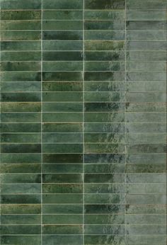 an image of a green tile pattern that looks like it has been painted