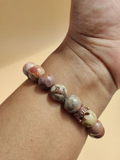 For grounding and positive energy Hand-strung Spiritual Stretch Bracelet, Brown Spiritual Hand-strung Stretch Bracelet, Spiritual Turquoise Hand-strung Stretch Bracelet, Luxury Multi-stone Spiritual Bracelets, Rose Gold Crown, Angel Wings Heart, Hand-strung Spiritual Rose Quartz Stretch Bracelet, Dalmatian Jasper, Jasper Bracelet