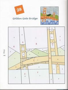 the golden gate bridge is shown in this book