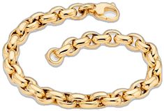 18k Yellow gold rolo link bracelet top view Elegant Yellow Gold Rolo Chain Bracelet, Elegant Yellow Gold Bracelet With Rolo Chain, Elegant Gold Bracelet With Rolo Chain, Formal Bracelet With Rolo Chain Link, Elegant Gold Rolo Chain Bracelet, Formal Rolo Chain Bracelet, Elegant Rolo Chain Link Bracelets, Elegant Rolo Chain Link Bracelet, Elegant Link Bracelets With Rolo Chain