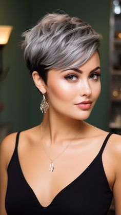 17 Chic Short Haircuts for Mature Women in 2024 Women Short Layered Haircuts, Sharalee Hair, Real Short Hairstyle Women, Short Hair For Women In Their 40s Pixie Cuts, Womens Pixie Haircut, 2024 Pixie Hair Trends, Women’s Short Hairstyles, Scarlet Johanson Pixie Haircut, "bixie" Haircut 2024 Fine Hair