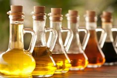 there are many different types of oil in the bottles