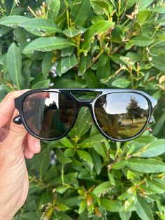 A POLARIZED unisex style, the Sterling takes timeless aviator style to the next level with its modern acetate frame and rounded, polarized lenses. Tapered arms and a sturdy double-bridge design add extra interest. This handsome shade demands attention, so be prepared. Dimensions: Lens Width: 54mm(2.1 inches) Lens Height: 46mm(1.8 inches) Nose Bridge: 19mm(0.7 inches) Frame Width: 131mm(5.2 inches) Temple Size: 147mm(5.8 inches) Cat Eye Sunglasses With Tinted Lenses For Travel, Cat Eye Polarized Sunglasses For Travel, Modern Travel Sunglasses With Tinted Lenses, Casual Cat Eye Sunglasses With Tinted Lenses For Outdoor, Casual Black Aviator Sunglasses With Mirrored Lenses, Polarized Cat Eye Sunglasses For Travel, Modern Aviator Sunglasses With Tinted Lenses For Outdoor, Modern Aviator Sunglasses With Tinted Lenses For Travel, Black Aviator Sunglasses With Gradient Lenses For Vacation