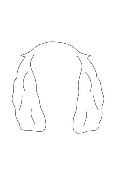 the outline of a head is shown in black and white