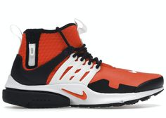 Nike Orange Outdoor Sneakers, Nike Orange Sneakers For Outdoor, Air Presto, Nike Air Presto, Shoes Sneakers Nike, Mens Nike Air, Hot Sneakers, Nike Fashion, Adidas Yeezy