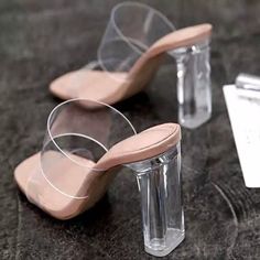 Country Shoes, Clear Sandals, Modern Sandals, Shoes Heel, Open Toe High Heels, Slippers Shoes, Slipper Shoes, Pump Sandals, Womens High Heels