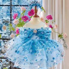 Hi! We welcome to you in my store. I'm glad to see you here. Greetings for searching and checking my rang. All of you are like my family. ♥ BLUE SPARKLE BABY TULLE DRESS The blue color of the baby princesses' dresses always makes them feel like an adorable royalty, stunning at any occasion. its fluffy form, which will make your baby girl feel like never before in this beautiful flowing dress. This dress is paired up nicely against the flower headband to complete the outfit, creating one cohesive Sleeveless Blue Tutu Dress For Dress-up, Whimsical Blue Dress For Dress-up, Blue Tulle Dress For Party, Blue Princess Dress For Party Season, Blue Tulle Party Dress, Light Blue Sleeveless Princess Dress For Party, Whimsical Blue Dress For Dress-up Occasions, Blue Princess Dress For Party, Blue Princess Style Party Dress