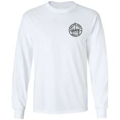 As the cooler weather rolls around it is time to bring out some warmer clothing. Our 100% cotton long sleeve shirts are perfect for your new long sleeve fishing shirt. With our classic Fishing Trawler logo you can't go wrong. Wrong the Salty Joe's Fishing Trawler Long Sleeve Tee on your next fishing trip. Classic Heavyweight 100% Cotton Long Sleeve T-Shirt Printed in the USA Rib knit cuffs Coverseamed neck Double-needle sleeves and hem Free Shipping on US orders 75$+ Casual Long Sleeve T-shirt For Outdoor Activities, Long Sleeve Shirt For Winter Outdoor Activities, Outdoor Long Sleeve Cotton T-shirt, Outdoor Long Sleeve Cotton Shirt, Casual Long Sleeve Shirt For Outdoor Activities, White Long Sleeve Tops For Outdoor Activities, Relaxed Fit Long Sleeve Tops For Outdoor, Long Sleeve Shirt For Outdoor Activities In Fall, Outdoor Long Sleeve Cotton Sweatshirt