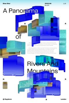 an advertisement for the river and mountains project