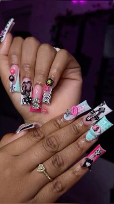 Fye Nails, Weak Nails, Ombre Acrylic Nails, Cute Acrylic Nail Designs