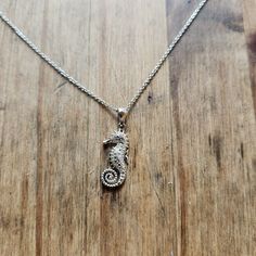 Seahorse Pendant Necklace Silver Tone 18" Long New Ocean. Condition Is New With Tags. Seahorse Pendant, Pendant Necklace Silver, Ocean Colors, Necklace Silver, Silver Necklaces, Womens Jewelry Necklace, Silver Tone, Jewelry Necklaces, Women Jewelry