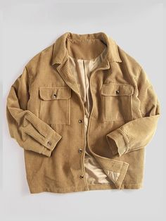 Stylish Shirts Men, Men Stylish Dress, Plain Style, Men Fashion Casual Outfits, Fashion Website, Corduroy Jacket, Vintage Jacket, Mens Street Style, Casual Shirt