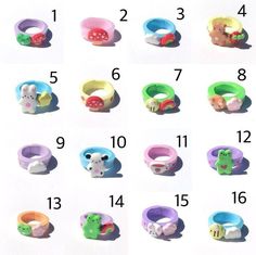 the instructions for how to make rubber bracelets with animals and other things on them