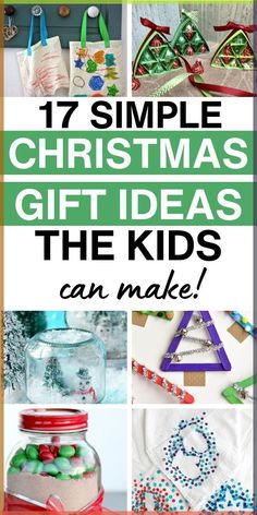 christmas gift ideas for kids that are easy to make