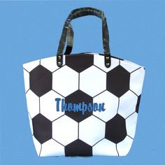 Baseball Tote Bag, Create Monogram, Soccer Coach Gifts, Soccer Bag, Soccer Moms, Couples Monogram, Soccer Coach, Mom Tote Bag, Soccer Gifts