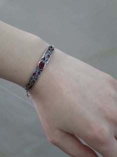 Sterling Silver Adjustable Bracelet, Craved symbols of Armenia, Grape Symbol of Armenia Weight - approximately 6,5 grams Lenght -15- 25 cm, per customer request High quality silver and impressive craftsmanship, MASTERLY handcrafted 925 STERLING SILVER bracelet Shipping time: Europe 3-4 weeks USA and other countries 3-4 weeks Stick Earrings, Garnet Bracelet, Party Earrings, Garnet Earrings, Art Deco Earrings, Silver Bars, Bar Earrings, Sterling Silver Bracelet, Minimalist Earrings