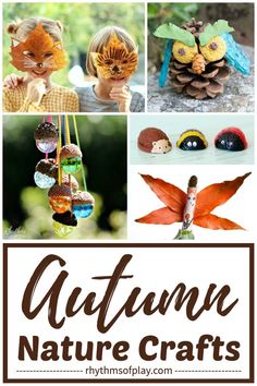 autumn nature crafts for kids to make