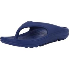 Dive into a realm of comfort and practicality with these Contoured Comfort Flip Flops. They're not just a stylish addition to your summer footwear but also offer a supportive experience with every step. Designed with a focus on comfort and durability, they will be your go-to choice for beach days, backyard barbecues, or simply repose at home. Features: Size: These flip flops come in a range of sizes to ensure a proper fit for various foot dimensions. Material: Made with a durable synthetic mater Comfortable Slip-resistant Blue Sandals, Comfortable Blue Flip Flops With Arch Support, Blue Slip-resistant Sandals For Outdoor, Blue Functional Sport Sandals With Cushioned Footbed, Blue Breathable Synthetic Sandals, Functional Blue Sport Sandals With Cushioned Footbed, Blue Outdoor Flip Flops With Arch Support, Outdoor Blue Slip-resistant Sandals, Blue Comfortable Sport Sandals With Arch Support