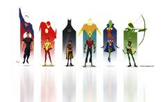 the animated characters are lined up in different colors and sizes, including red, yellow, blue, green, black