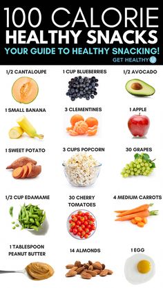 Healthy snacking is something everybody struggles with, but snacking doesn't need to derail your healthy eating! These snacks are all 100 calories, and check out our blog about the best snacks to eat at night to encourage weight loss! #healthylivingideas Best Late Night Snacks, Snack Sani, 100 Calorie, Baking Soda Beauty Uses, Nutrition Sportive, Healthy Snacking, Resep Diet, Eating At Night