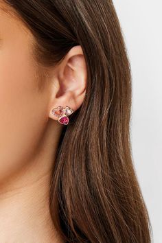 Shop Gold & Pink Heart Cluster Diamante Earrings at Yours Clothing. Discover women’s plus size clothing in sizes 10-36 with fast delivery. Diamante Earrings, Elegant Wedding Guest Dress, Wide Fit Shoes, Next Fashion, Stylish Plus, Curves Workout, Plus Size Pregnancy, Heart Earrings, Pink Heart