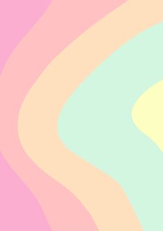 an abstract background with pastel colors in the form of wavy lines and shapes that appear to be curved