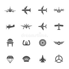 the different types of aircraft icons