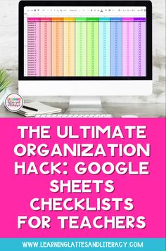 How to use Google sheets checklists for teachers Reading Teacher Quotes, Teaching Aesthetic, Google Suite, Teacher Documentation, Decoration Classroom, Technology Teacher, Teaching Classroom Decor, How To Stay Organized, Teacher Files