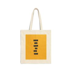 This 100% cotton bag comes in one size - 15" x 16"- perfect for everyday wear. While the canvas material will show off your designs in great colors, it's durable and will last for years. The bag features 20" handles (made from the same canvas), making it easy to carry even with a week's worth of shopping. .: 100% cotton canvas .: Available in natural and black colors .: Heavy fabric (12 oz/yd² (406.9 g/m .: Sewn-in label Daily Rectangular Canvas Bag, Daily Letter Print Rectangular Bag, Rectangular Bags With Letter Print, Rectangular Cotton Shoulder Bag For Everyday Use, Everyday Cotton Rectangular Shoulder Bag, Everyday Rectangular Cotton Shoulder Bag, White Cotton Bags For Daily Life, Cotton Rectangular Shoulder Bag For Daily Use, White Cotton Canvas Bag For Daily Use