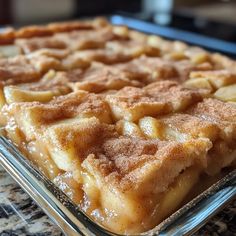 a close up of a pie in a pan on a table