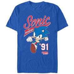 You'll love the fit and feel of this men's Sonic The Hedgehog '91 graphic tee. You'll love the fit and feel of this men's Sonic The Hedgehog '91 graphic tee. FEATURES Crewneck Short sleevesFABRIC & CARE Cotton Machine wash Imported Color: Royal. Gender: male. Age Group: adult. Sonic T Shirt, The Hedgehog, Ash Grey, Men Short Sleeve, Fabric Care, Pretty Outfits, Sonic The Hedgehog, Sonic, Tshirt Print