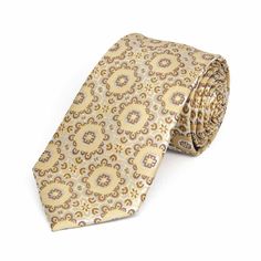 Straw Emma Floral Pattern Slim Necktie, 2.5" Width Early Fall Weddings, Neck Tie Knots, Floral Necktie, Boys Ties, Slim Tie, Navy Blue Suit, Cool Ties, Tie Styles, Boys Accessories