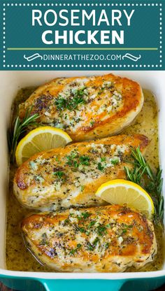 Mrs Dash Recipes Chicken, What To Make With Rosemary, Chicken Stock Recipe Dishes, Recipes With Chicken Stock, Orange Rosemary Chicken, Recipes With Rosemary, Baked Rosemary Chicken Breast, Boneless Chicken Breast Recipe, Roast Chicken With Maple Butter And Rosemary