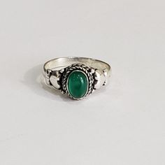 Handmade Green Onyx Gemstone 925 Silver Ring Sz 7 Sy-25379 The Item You See Is The Exact Piece You Will Receive-Excellent Quality & Design~ 100% Brand New-Green Onyx Gemstone-925 Sterling Silver Stamped-Vintage/Antique Style-Handmade Please See Photos For Shape/Curves/Condition/Colors/Texture/Style/Design/Engraving I Want You To Have The Very Best Shopping Experience So Please See Photos Of Item Size 7 Onyx Gemstone, 925 Silver Ring, New Green, Onyx Ring, Green Onyx, Vintage Ring, 925 Silver Rings, Antique Style, Womens Jewelry Rings