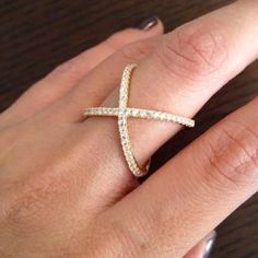 18k Gold Plated Ring Size 7/8 Elegant Gold Cross Ring, Elegant Cross-shaped Promise Ring, Rings Cross, Rose Diamond Ring, Cross Rings, Wedding Micro, Pink Sapphire Diamond Ring, Micro Pave Ring, Rings Women