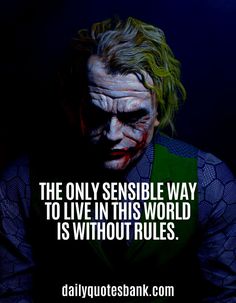 If you are looking for deep joker quotes about life? You have come to the right place. Here is the collection of the deep meaningful joker quotes that make sense to get you inspired. The enigmatic character of the Joker has always been more than a mere antagonist; he serves as a chaotic reflection of the human psyche. Beyond the chaos and madness, the Joker's quotes often delve into the depths of the human experience, revealing insights that are profound and, at times, chilling. In this exploration, we unravel the layers of the Joker's philosophy through a collection of deep meaningful quotes that force us to confront the complexities of life. Check out the following meaningful joker quotes about pain and life Creepy Quotes, Joker Heath, Villain Quote, Joker Card