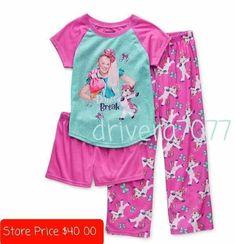 Little & Big Girls 3-pc. JoJo Siwa Shorts Pajama Set *****Store Price $40.00***** Product Description # Pieces In Set: 3 1st Piece Description: Top 1st Piece Fabric: Jersey 1st Piece Fiber Content: 100% Polyester 1st Piece Care: Machine Wash 2nd Piece Description: Short 2nd Piece Closure Type: Elastic Full 2nd Piece Fabric: Jersey 2nd Piece Fiber Content: 100% Polyester 2nd Piece Care: Machine Wash 3rd Piece Description: Pants 3rd Piece Closure Type: Elastic Full 3rd Piece Fabric: Jersey 3rd Pie Shorts Pajama Set, Jojo Siwa, Bathroom Sinks, Elastic Waist Shorts, Short Pajama Set, I Love Girls, Pajama Shorts, Long Pants, Short Sleeve Top