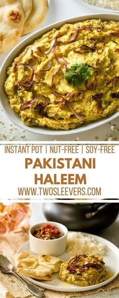 Pakistani Haleem | Instant Pot Pakistani | Instant Pot Comfort Food | Instant Pot International | Haleem Recipe | Pakistani Haleem Recipe | Two Sleevers #instantpotrecipe #Pakistanihaleem via @twosleevers Chicken Recipes For Kids, Pakistani Dishes, International Desserts, Desi Food, Pakistani Food, Instapot Recipes, Instant Pot Pressure Cooker, Pressure Cooker Recipes, Curry Recipes