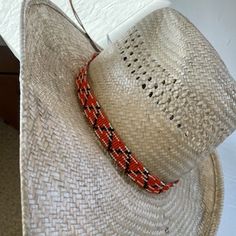 Red white blue diamond Hatband | Etsy Adjustable Straw Hat With Flat Crown For Rodeo, Adjustable Flat Crown Straw Hat For Rodeo, Western Handwoven Hat Bands For Rodeo, Adjustable Handwoven Straw Hat For Rodeo, Adjustable Red Hat Bands For Summer, Traditional Adjustable Hat Bands For Rodeo, Adjustable Woven Hat With Flat Crown, Adjustable Woven Hat For Rodeo, Traditional Adjustable Handwoven Hat Bands