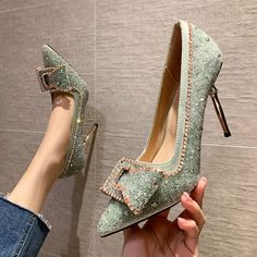 Heels Butterfly, Sepatu Pump, Hak Tinggi, Butterfly Shoes, All Black Shoes, Wedding Shoes Bride, Club Shoes, Wedding Shoes Heels, Crystal Shoes