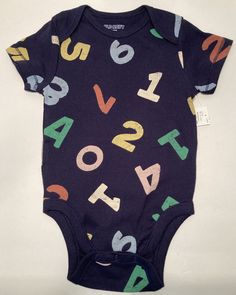 New with Tags  Old Navy  Boy’s/Girl’s Short Sleeve One-Piece with Numbers  Size 12-18 Months  Navy Blue One-Piece with Colorful Numbers All Over  3 Snaps at the Bottom  100% Cotton Colorful Numbers, S Girl, Blue One Piece, Baby & Toddler Clothing, Baby Accessories, Baby Toddler, Baby Onesies, Old Navy, Boy Or Girl