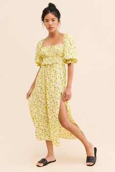 Rent Chrysanthemum Midi Dress from Nuuly. Pick 6 items for $98/month. Free shipping + returns. Spring Yellow Maxi Dress With Smocked Bodice, Yellow Midi Dress With Smocked Back, Yellow Smocked Bodice Midi Dress, Yellow Midi-length Dress With Smocked Back, Yellow Smocked Bodice Maxi Dress For Spring, Yellow Midi Dress With Smocked Bodice, Spring Yellow Midi Dress With Smocked Back, Yellow Smocked Back Dress For Garden Party, Yellow Dresses With Smocked Back For Garden Party