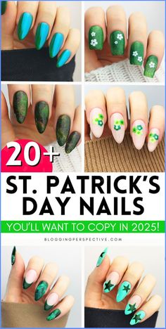 These st patricks day nails ideas are trendy and perfect for the season! Featuring green nails and st patrick’s day nails designs, this collection includes fun St Patricks day nail art and chic Irish nails. Get inspired for your March nails 2025 with these bold looks. Check out the blog for more st patrick's nail ideas!