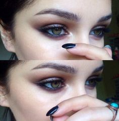 smokey purple eye makeup Makijaż Smokey Eye, Edgy Makeup, Dark Makeup, Elegant Makeup, Grunge Makeup, Hazel Eyes, It Goes On