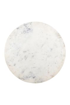 a white marble plate on a white background