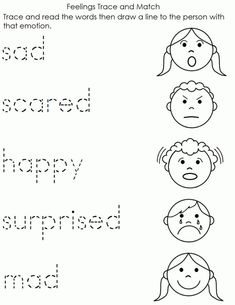 How Are You, Emotions Printable, Identifying Feelings, For Kindergarten