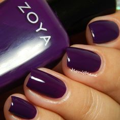 Multicolored Nails, Zoya Nail, Purple Nail Designs, Zoya Nail Polish, I Love Nails, Fabulous Nails, Cute Nail Designs